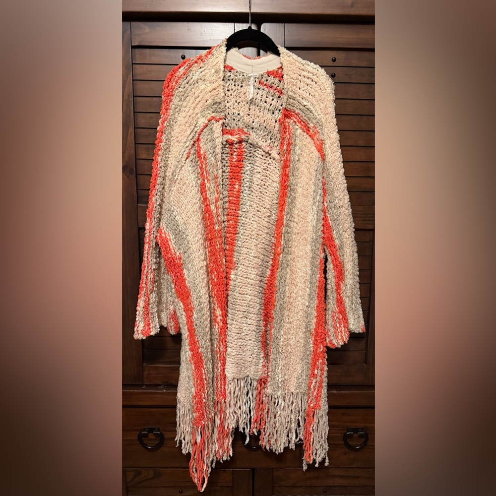 Free People Desert Daze Fringe Duster Cardigan